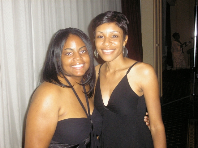 LaNetta and Alicia Price, looking beautiful in black.