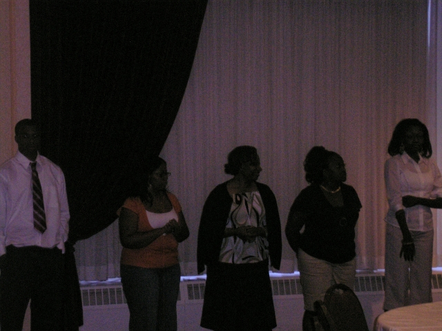 The 2007 scholarhsip recipients are: Allen Graham, Alicia Price, Dana Powell, accepting for Ashley Givens, Lorraine Capers, accepting for Anthony Hamilton and Joni Covington.