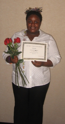 Raedell Bowles, the 2007 Silver Queen.